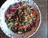 A picture of step 3 of Purple Cabage Salad.
