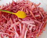 A picture of step 4 of Carrots Achar.