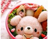 A picture of step 5 of Bunny Character Bento For Valentine's Day.