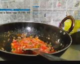 A picture of step 2 of मटर चाट.