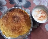 A picture of step 5 of Besan Chilla.