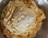 A picture of step 1 of Sun dried Moong daal Vadi.