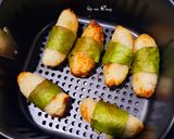 Hình bước làm 4 của món Chuối nếp nướng bằng nồi chiên không dầu
