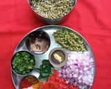 A picture of step 1 of Sprouts Moong Subji.