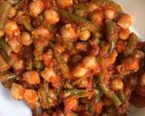 Foto del paso 5 de la receta Garbanzos, judías verdes y tomate
