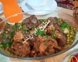 صورة لخطوة 2 من وصفة طاجين الجلبانة باللحم