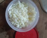 A picture of step 1 of Scallion Rice Fritters (Torrejas de Arroz).