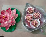 A picture of step 4 of Healthy dry fruits, pumpkin seeds and rose petals laddu.
