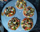 A picture of step 3 of Mini Veg Pizza Bites (Italian Party Appetizer).