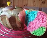 Színes koszorú kalács recept fázis 5 fotója