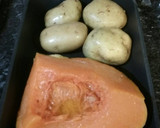 Foto del paso 1 de la receta: Patata y calabaza en papillote