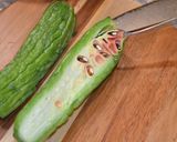 A picture of step 1 of Bitter Melon (Ampalaya).