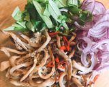Hình bước làm 5 của món 🌱 Gỏi Nấm Bào Ngư Thuần Chay (Vegan)