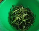 Foto langkah ke 1 dari resep Jukut bejek kacang panjang.