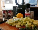 A picture of step 1 of Iced Cucumber Soup.