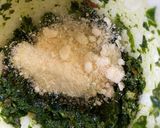 A picture of step 5 of Basil Pesto.