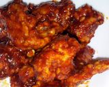 Foto langkah ke 6 dari resep Yangnyeom Tongdak (Ayam Goreng Bumbu Pedas).