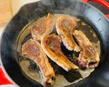 A picture of step 1 of Pan Seared Lamb Chops.