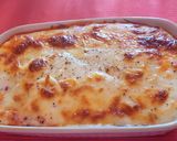 Foto del paso 5 de la receta: Huevos con chorizo picante en salsa bechamel