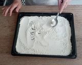 A picture of step 1 of Hazelnut Polvorones (Special Christmas Cookies).