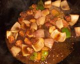 Foto del paso 1 de la receta: Cerdo agridulce c/ spaghetti y legumbre