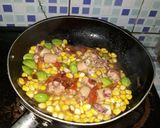 Foto langkah ke 3 dari resep Tumis cumi asin pete.