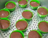 Foto langkah ke 9 dari resep Bakpia Kukus Cokelat Isi Keju (Brownies Kukus Keju).
