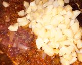 A picture of step 6 of Savoury crepe and sauce.