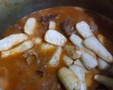 A picture of step 1 of Arvi ghosht.