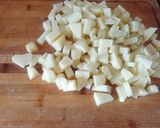 Foto del paso 1 de la receta: Tortilla de papa o patata con cebolla y morrón