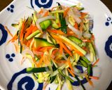 A picture of step 3 of Zucchini Salad.