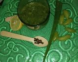 A picture of step 4 of Aloe vera grapes healthy mocktail.