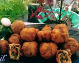 A picture of step 6 of Cheese stuffed mushrooms.