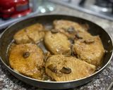 Foto del paso 5 de la receta: Medallones de cerdo en salsa de champiñones, balsámico y whiskey
