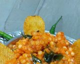 A picture of step 5 of Sabudana khichdi for fasting (soap grains polenta).