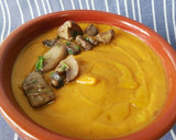 Foto del paso 9 de la receta: Crema de boniato y setas