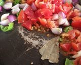 A picture of step 2 of Chana masala.