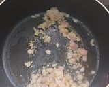 A picture of step 3 of Papad roll sabji with leftover potato.
