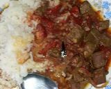 A picture of step 6 of Liver stew and rice.