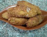 A picture of step 6 of Cheesy chicken potato sticks.