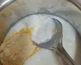 A picture of step 3 of Palak Pakoda Kadhi (Spinach Fritters Curry).