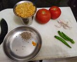 முருங்கைக் கீரை சாம்பார் (Murunkai keerai sambar recipe in tamil) ரெசிபி ஸ்டேப் 1 புகைப்படம்