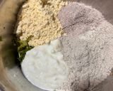 A picture of step 1 of Masala Bajra and Ragi Paratha.