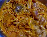 A picture of step 1 of Mutton Curry.