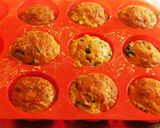 A picture of step 3 of THE BEST VEGAN FRITTATAS! gluten free, baked snack.