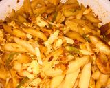 A picture of step 4 of Sultan chips and cucumber 🥒.