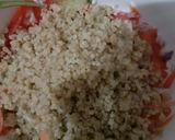 A picture of step 4 of Quinoa, cucumber salad with curd.