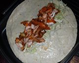 A picture of step 3 of Tortilla wrap.