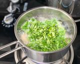 Hình bước làm 3 của món Canh Mướp Nấu Tôm Cải Trời