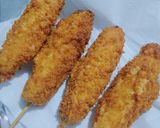 Foto langkah ke 4 dari resep Corn Dog Mozzarella.